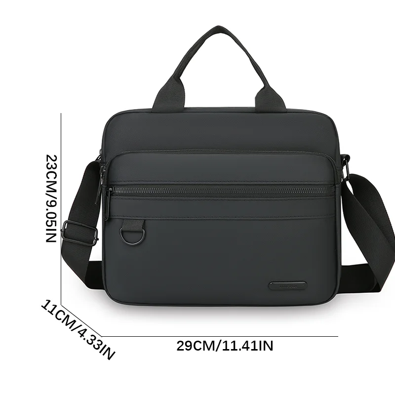 large capacity men's bag single shoulder bag waterproof and wear resistant backpack multiple pockets for business business